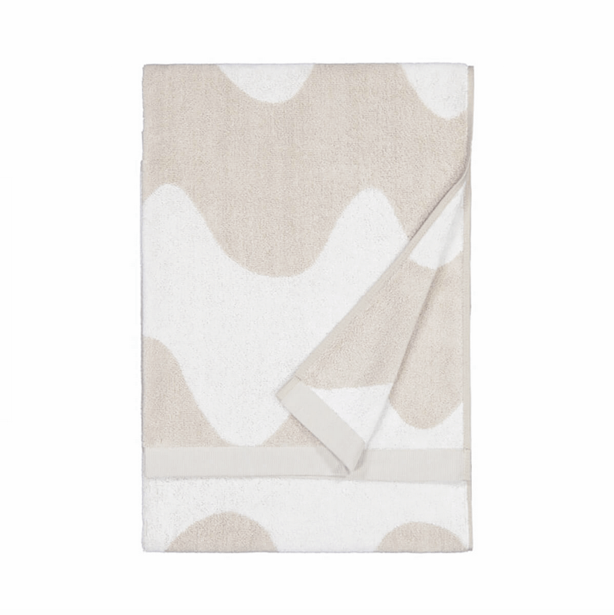 MARIMEKKO  |  LOKKI BATH BUNDLE SINGLE  |  BEIGE + WHITE