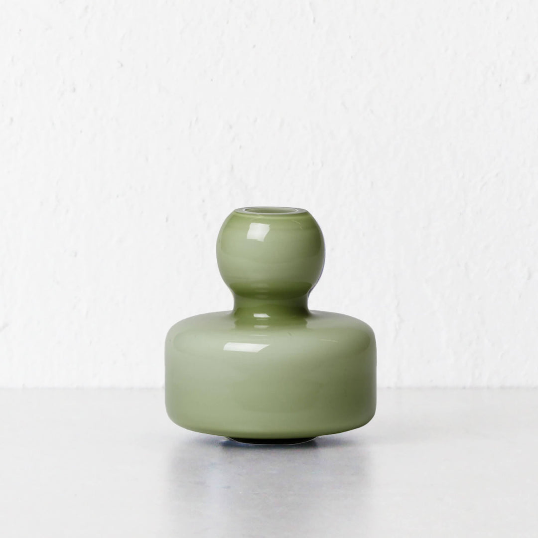 MARIMEKKO  |  FLOWER VASE  |  OLIVE OPAL