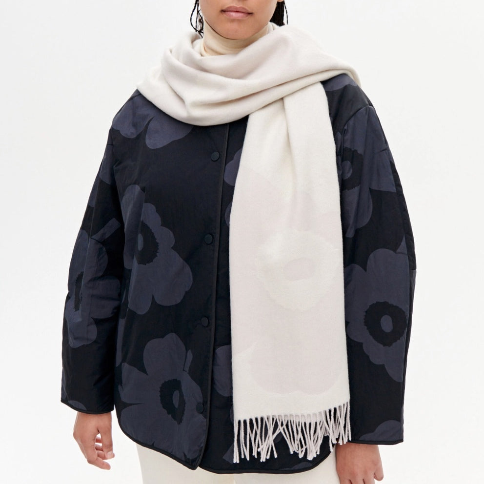 MARIMEKKO  |  KIRKAS JUHLA UNIKKO SCARF  |  WHITE + CREAM