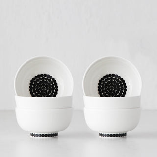 MARIMEKKO  |  OIVA RASYMATTO BOWL 3DL BUNDLE X6  |  BLACK + WHITE
