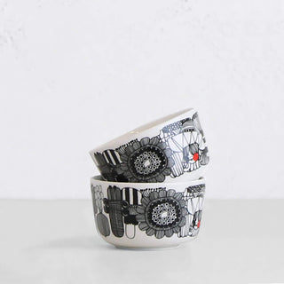 MARIMEKKO | OIVA SIIRTOLAPUUTARHA BOWL RED 2.5DL | SET OF 2