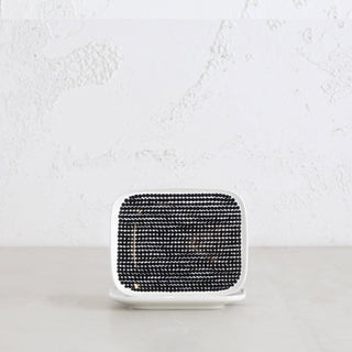 MARIMEKKO | RASYMATTO PLATE 12 X 15CM | BLACK + WHITE | SET OF 2