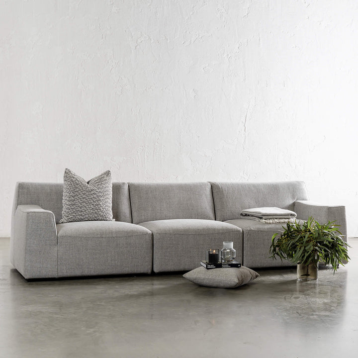 MATTEO 3.5 SEATER SOFA  |  RAILINGS GREY