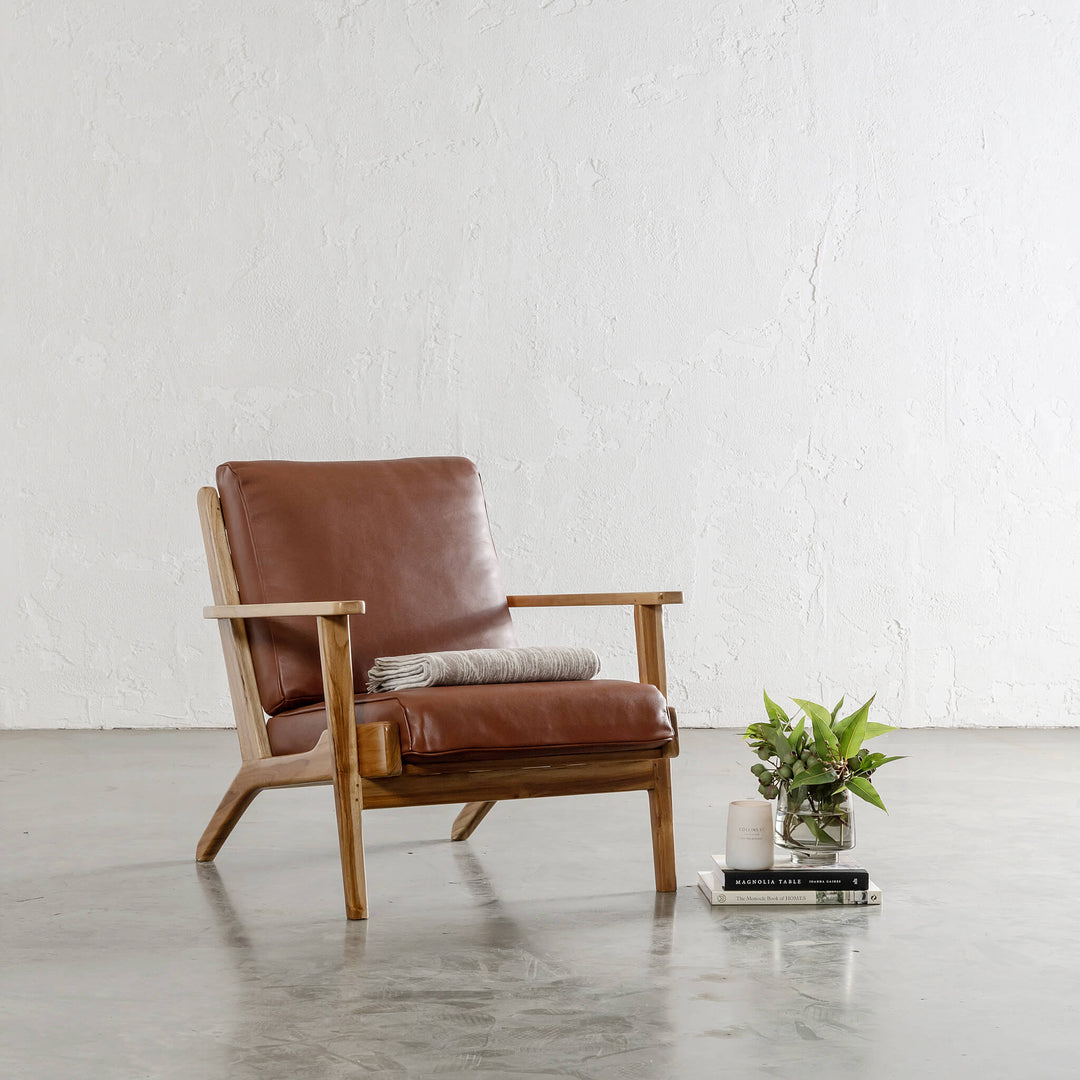 PRE ORDER  |  MALAND SVEN ARM CHAIR  |  TAN LEATHER