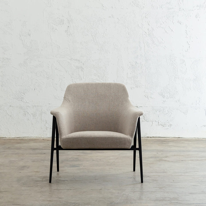 MARCUS ARM CHAIR  |  CASPER WHITE  |  MODERN OCCASIONAL CHAIR  | LOUNGE CHAIR UNSTYLED