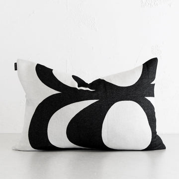 MARIMEKKO | KAIVO CUSHION | BLACK + WHITE