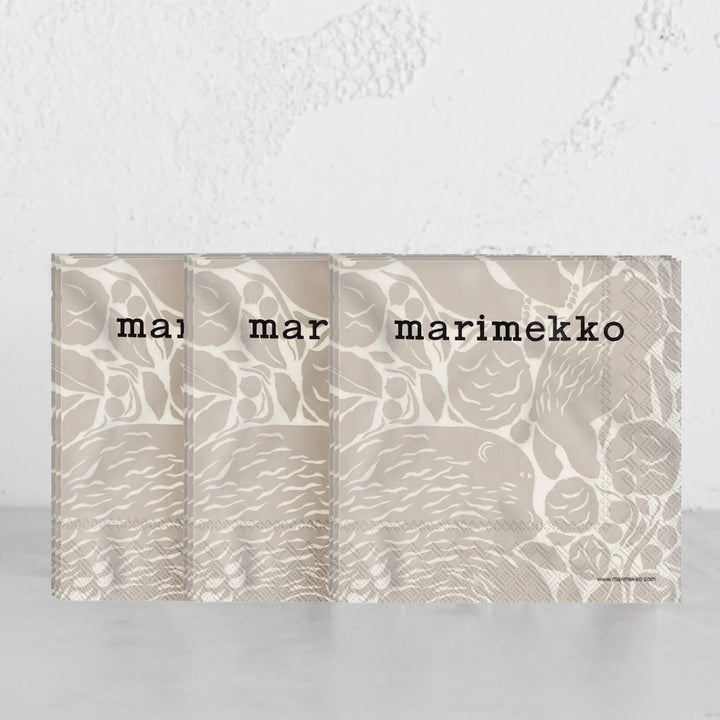 MARIMEKKO  |  KARHUEMO PAPER NAPKINS BUNDLE  |  LINEN