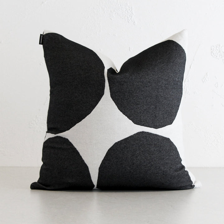 MARIMEKKO | KIVET CUSHION | BLACK WHITE