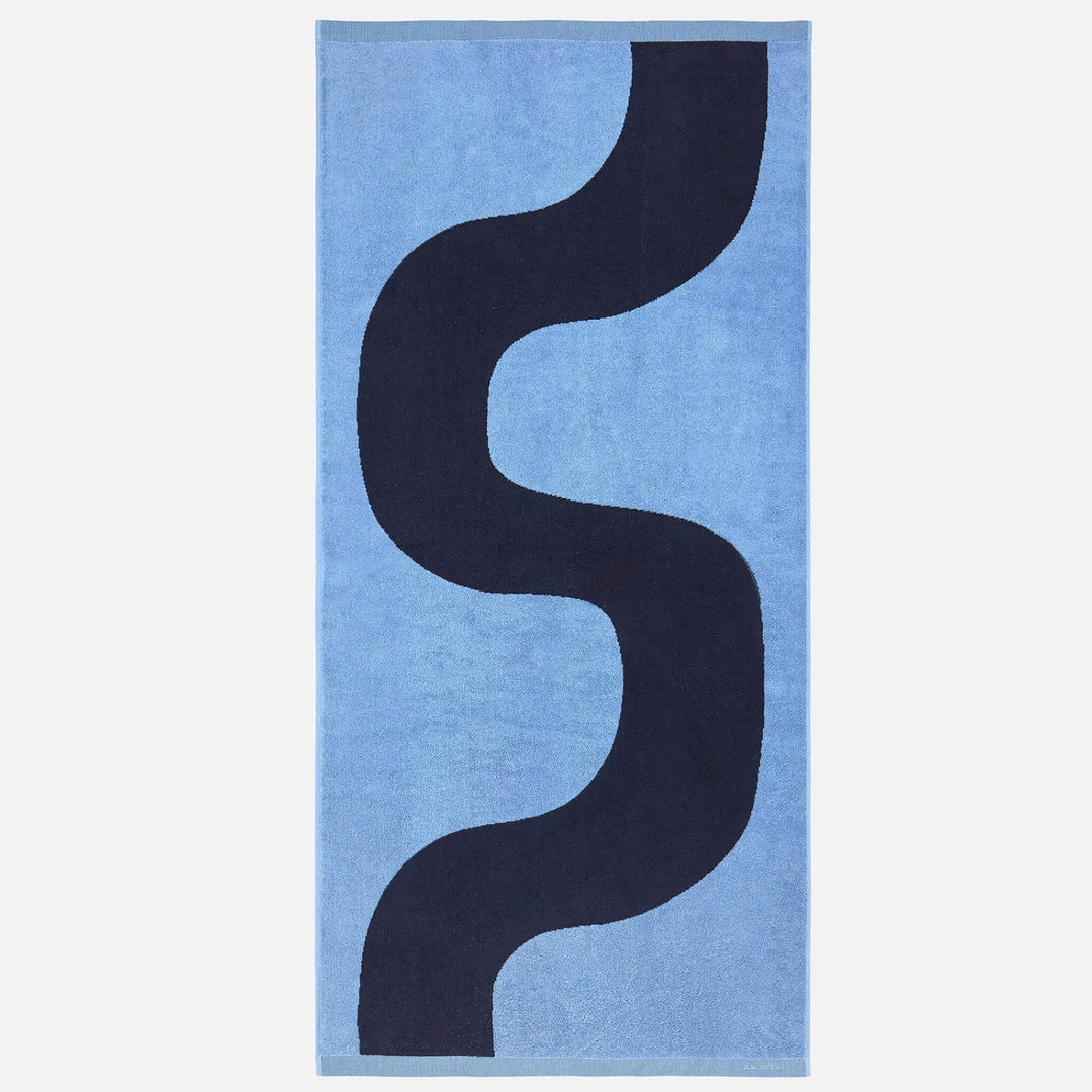 MARIMEKKO  |  SEIREENI  HAND TOWEL, GUEST TOWEL, FACE TOWEL  |  LIGHT BLUE + DARK BLUE