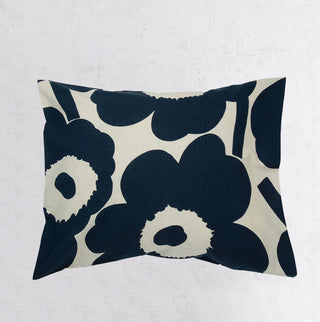 MARIMEKKO | UNIKKO PILLOW CASE | NAVY BLUE + BEIGE