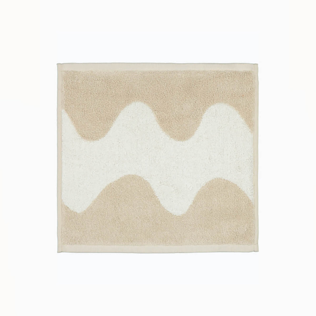 MARIMEKKO  |  LOKKI MINI TOWEL  |  BEIGE + WHITE