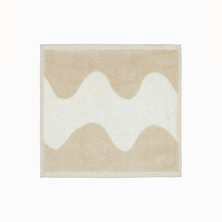 MARIMEKKO  |  LOKKI MINI TOWEL  |  BEIGE + WHITE