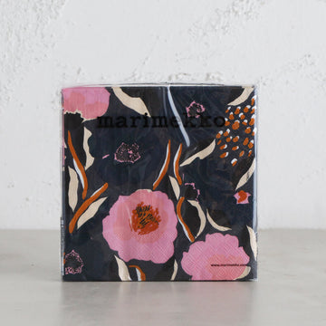MARIMEKKO  |  ROSARIUM PAPER NAPKINS  |  FLORAL BLUE  |  LUNCH SERVIETTES