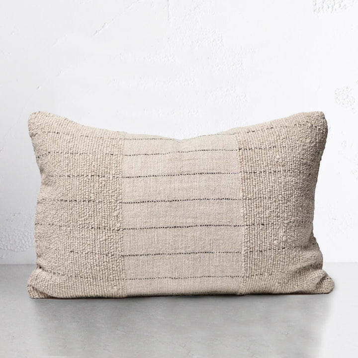 MAYLA CUSHION  |  40 X 60 + 50 X 50CM BUNDLE  |  NATURAL + BLACK