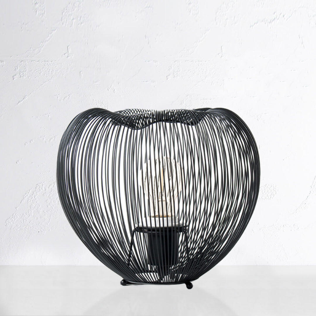 MOBY WIRE TABLE LAMP  |  MEDIUM  |  BLACK