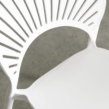 OLSSON INDOOR/OUTDOOR BAR CHAIR  |  WHITE  |  CLOSE UP