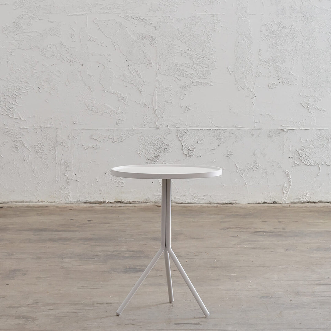 PALOMA OTKA ROUND SIDE TABLE  | WHITE  |  BUNDLE