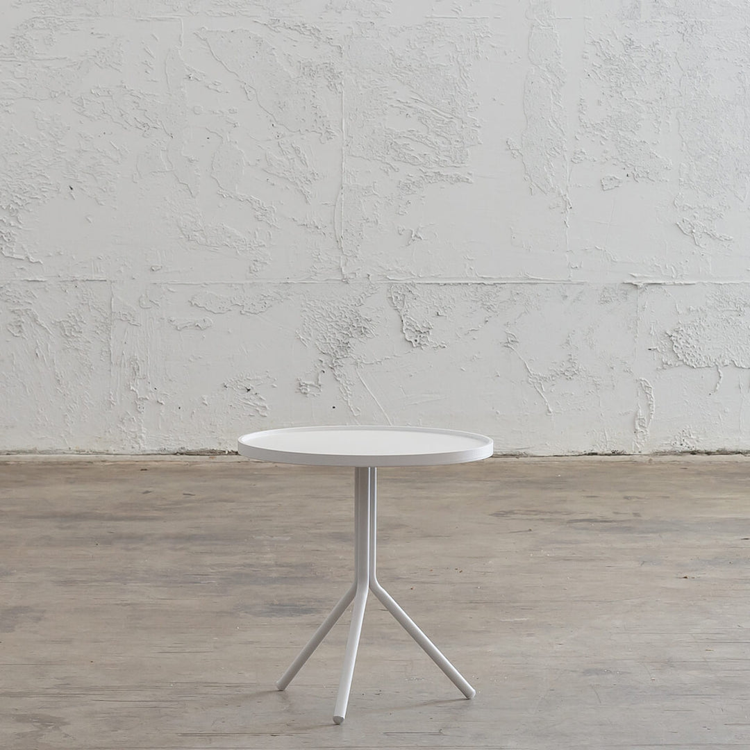 PALOMA OTKA ROUND SIDE TABLE  | WHITE  |  BUNDLE