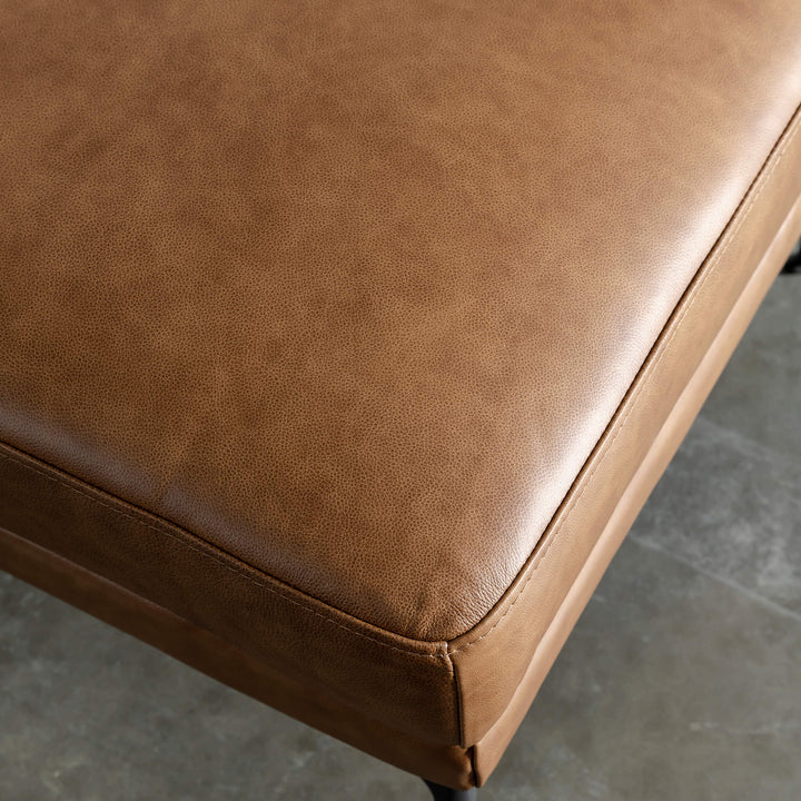 PILOTI MODULAR LOUNGE SOFA   |  DAKOTA SADDLE TAN CLOSE UP