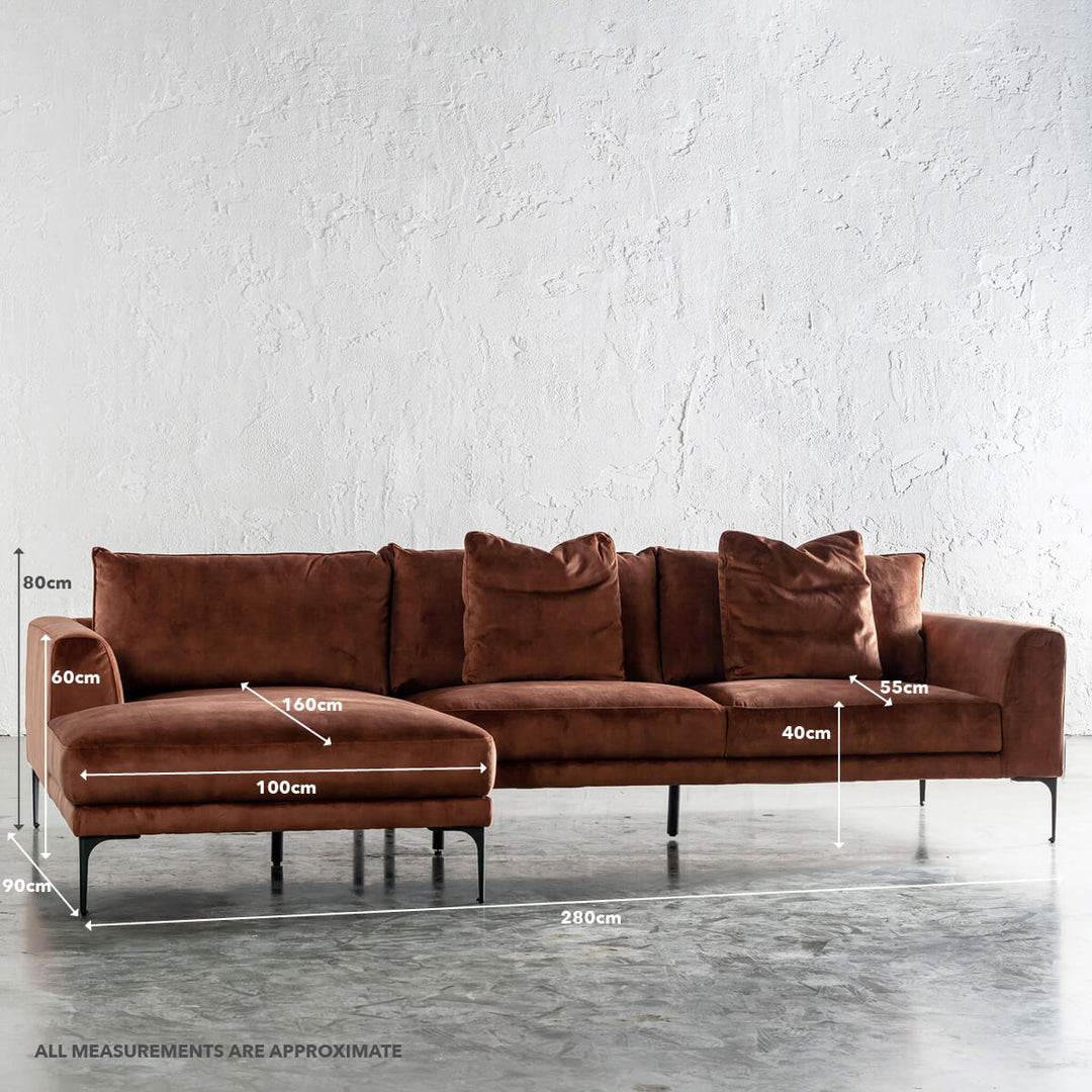 PILOTI MODULAR LOUNGE SOFA   |  TERRA RUST