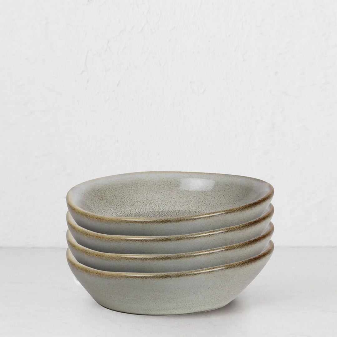 ROBERT GORDON MASON SMALL DISH BUNDLE x4 | KHAKI | 10CM