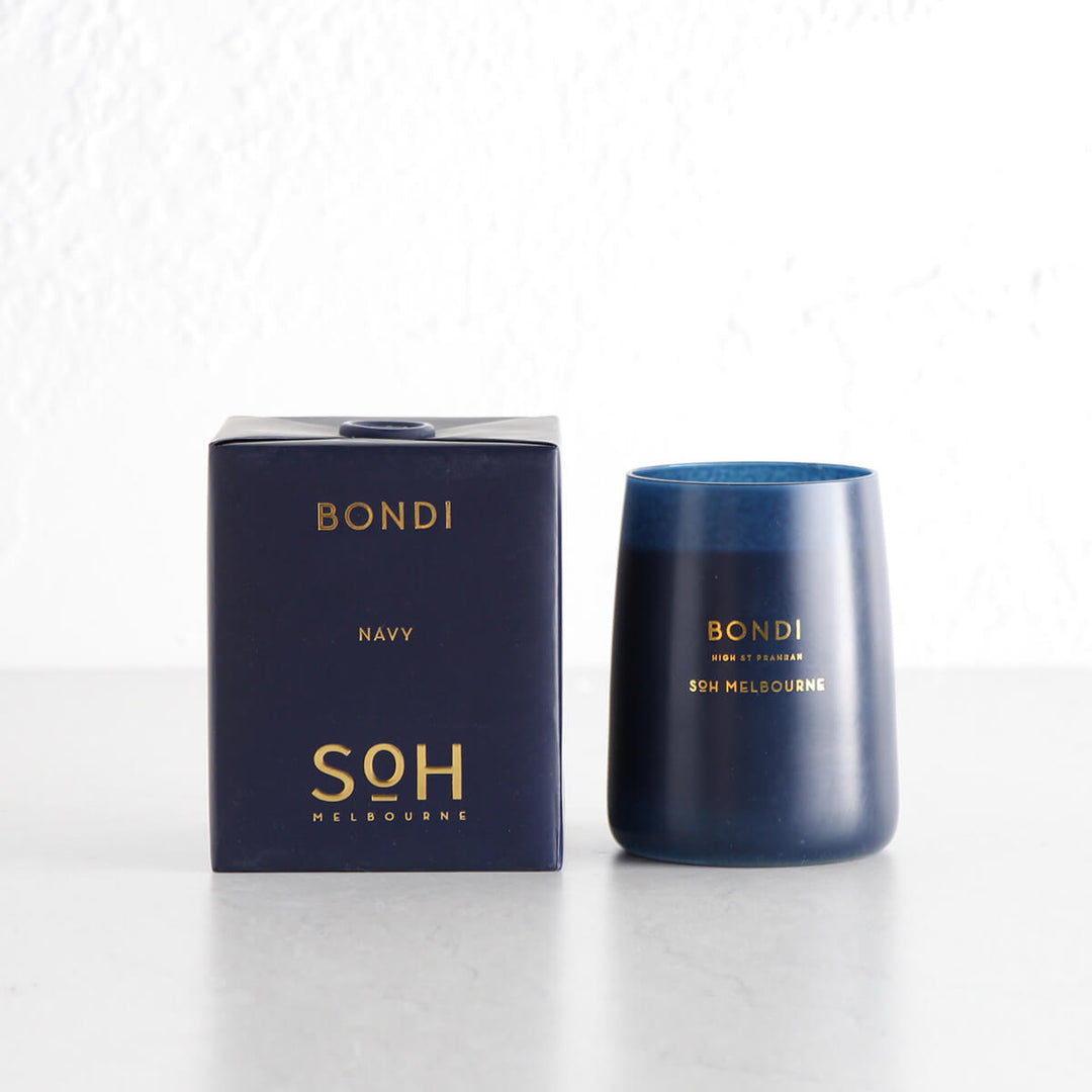 SOH MELBOURNE  |  SOY WAX CANDLE  |   BONDI NAVY