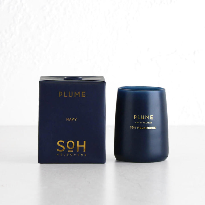 SOH MELBOURNE  |  SOY WAX CANDLE  |   PLUME NAVY