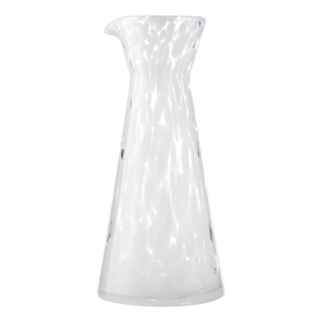 SAMARA GLASS PITCHER BUNDLE X2  |  1 LITRE CARAFE  |  WHITE