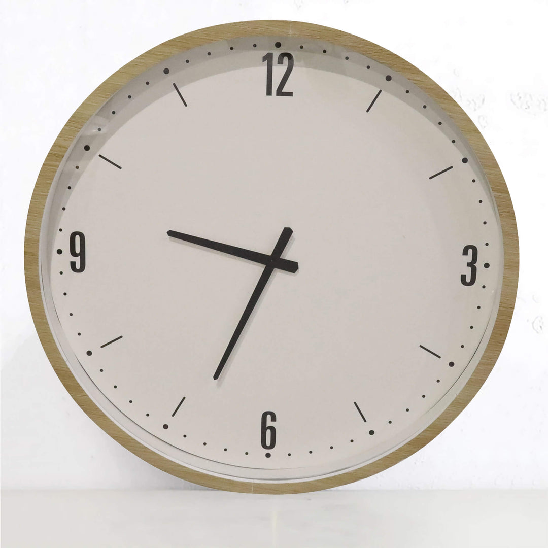 SAVA WALL CLOCK  |  WHITE  |  60CM