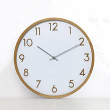 Scarlett silent wall clock White 35cm One Size Eight London
