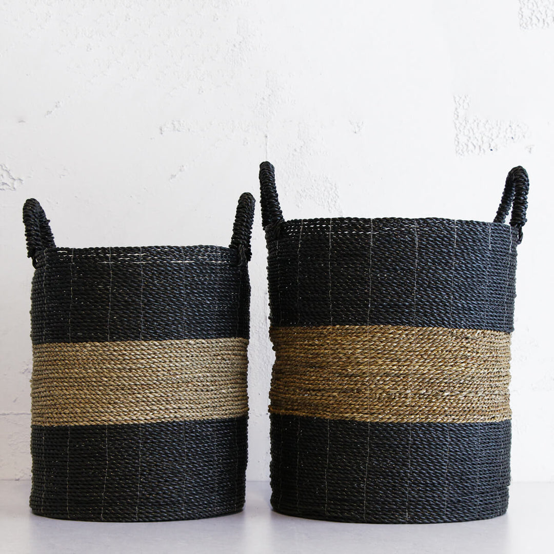 STORE YOUR BLANKETS  |  SEAGRASS BASKET  | STORAGE BASKET | TOY BASKET  |   PLANT HOLDER