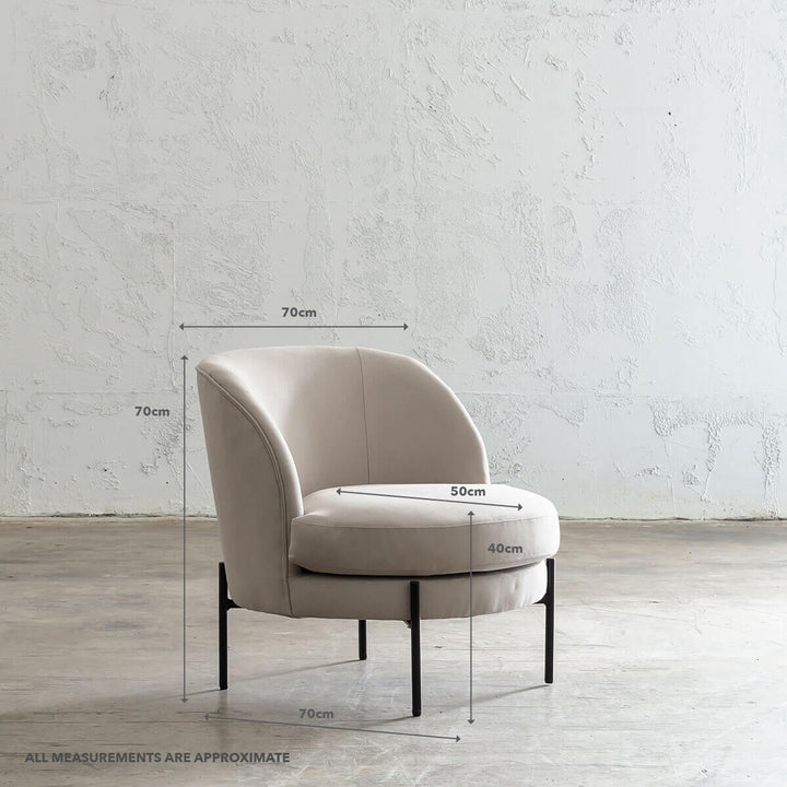 SEVILLA MODERNA TUB CHAIR MEASUREMENTS