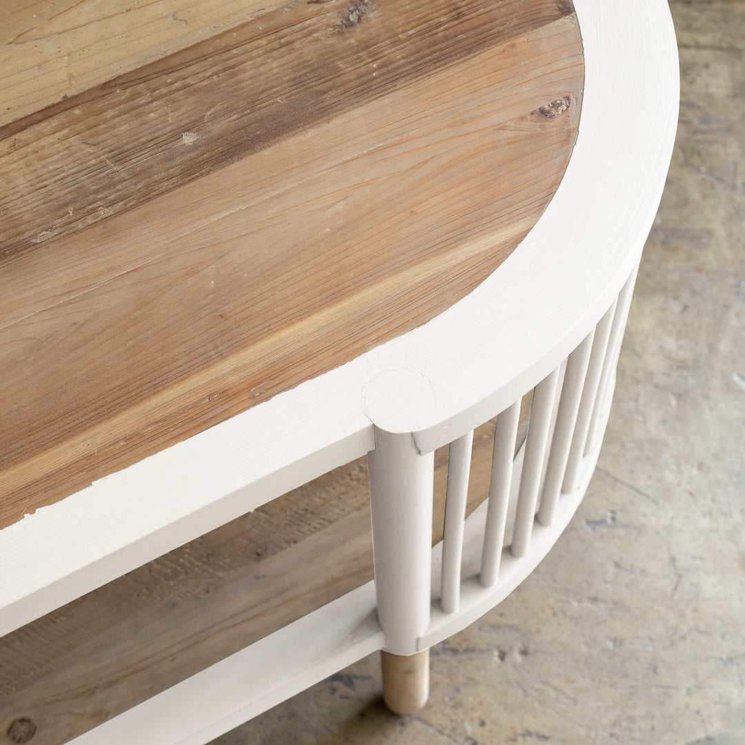 PRE ORDER  |  SILAS OPEN SLATTED SIDEBOARD CONSOLE  |  IVORY