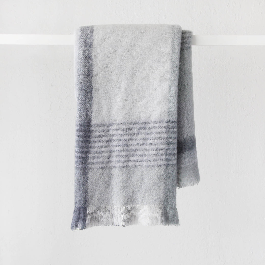 ST ALBANS MOHAIR THROW RUG | FLINDERS