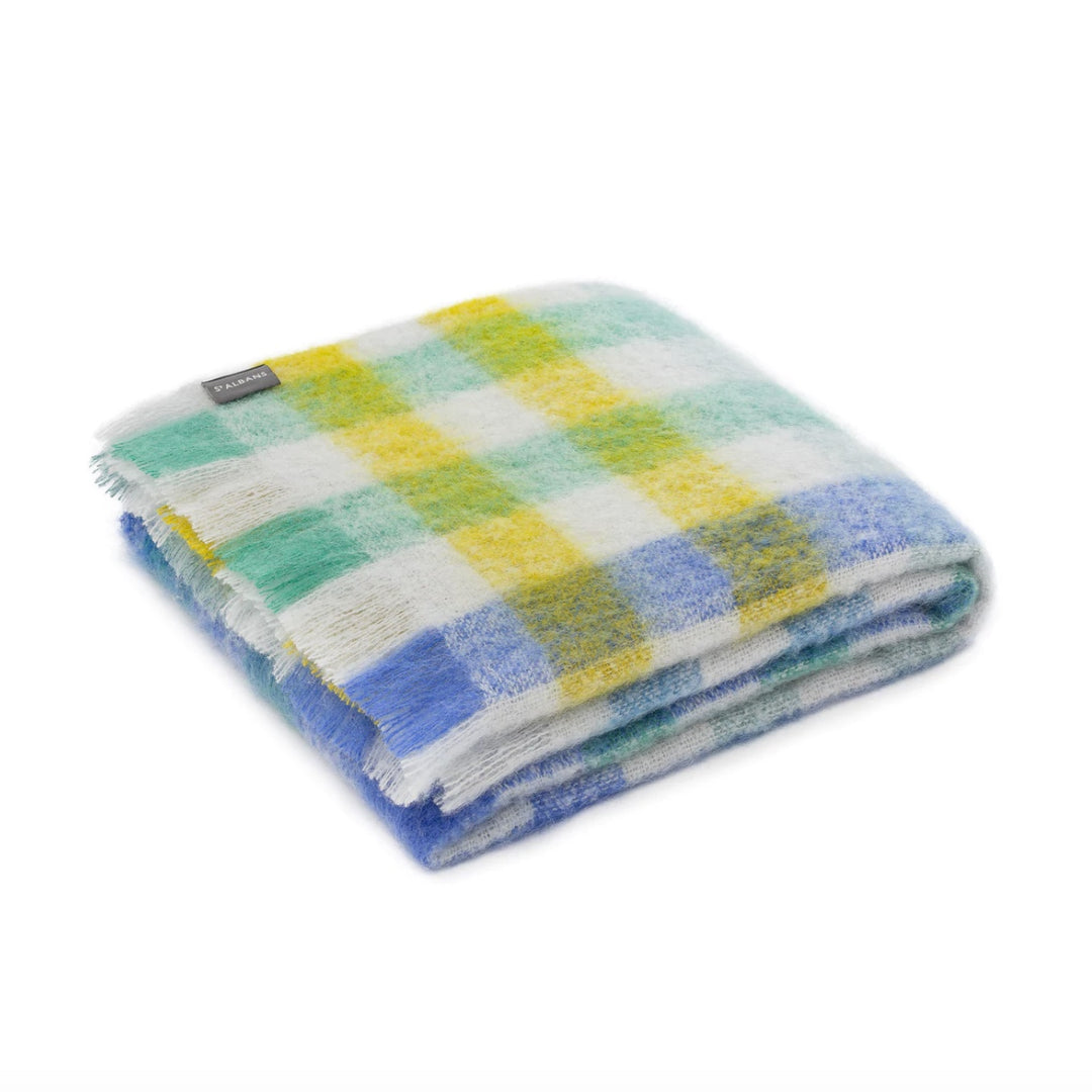 ST ALBANS MOHAIR THROW RUG  |  OXFORD