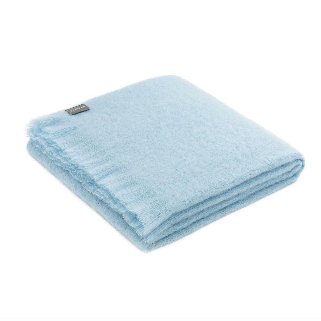 ST ALBANS MOHAIR THROW RUG  |  SKYE