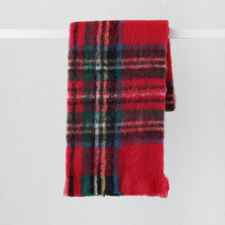 ST ALBANS MOHAIR THROW RUG | ROYAL STEWART