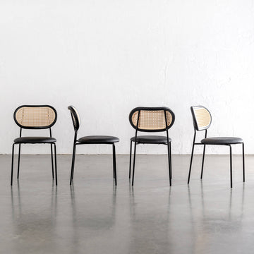 TORSBY DINING CHAIR  |  NOIR BLACK  |  BUNDLE  X 4