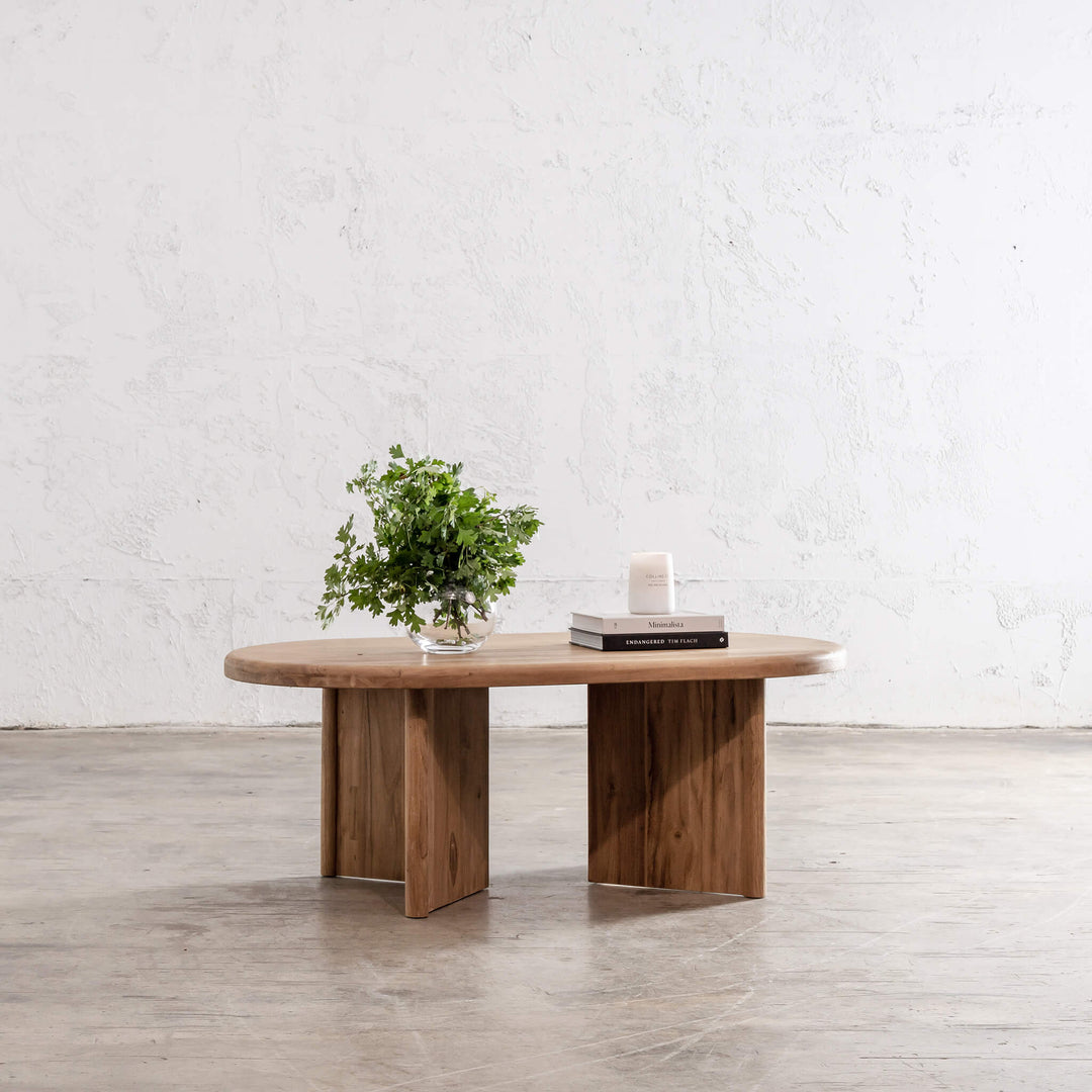 PRE ORDER  |  TRION INDOOR OVAL COFFEE TABLE  |  120CM