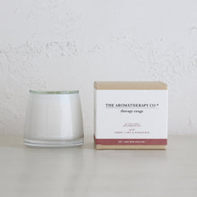 THERAPY UPLIFT CANDLE  |  SWEET LIME + MANDARIN  |  THE AROMATHERAPY COMPANY NEW ZEALAND