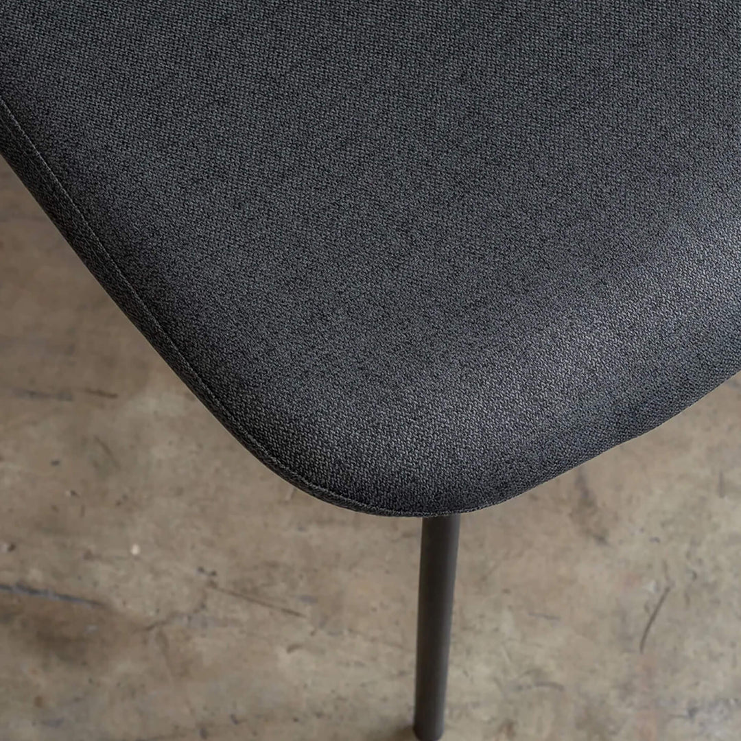 TOURO FABRIC BAR CHAIR | BUNDLE X 2 | ANTHRACITE  |  CLOSE UP