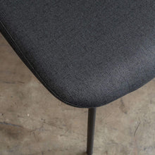 CARMO MODERNA LOW BACK FABRIC BAR CHAIR | ANTHRACITE  |  CLOSE UP