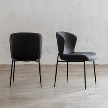 TOURO FABRIC DINING CHAIR  |  ANTHRACITE | UPHOLSTERY DINING CHAIRS