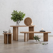 TRION INDOOR ROUNDED TEAK COLLECTION