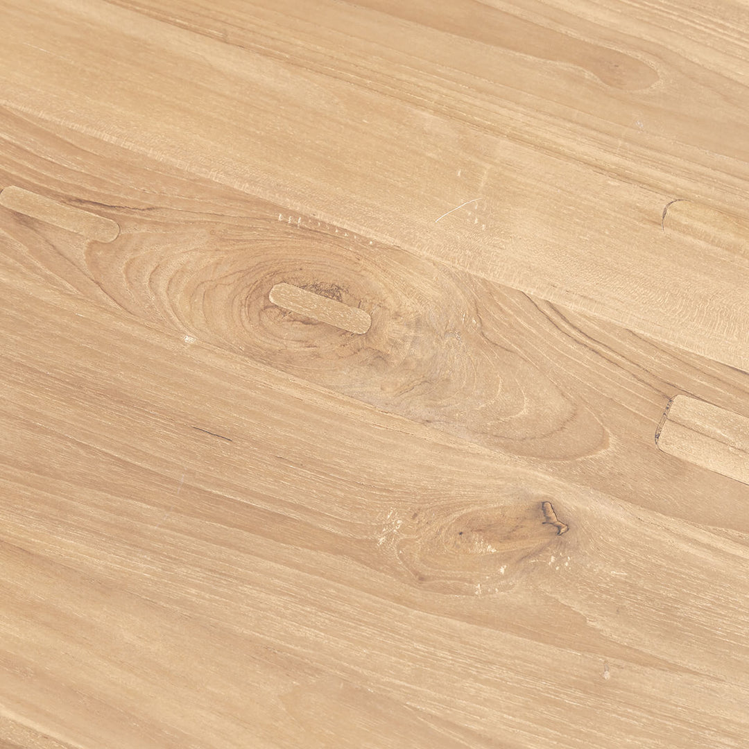 TRION INDOOR ROUNDED TEAK COLLECTION CLOSE UP