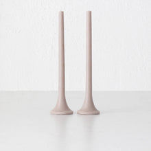 TUSK TAPER CANDLE BUNDLE  |  TAUPE  |  SET OF 2