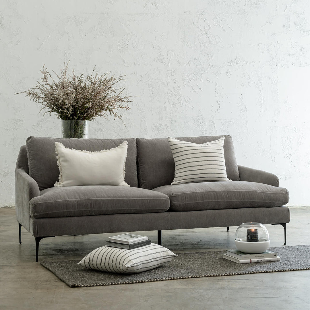 VITTORIA 3 SEATER SOFA | WATERMARK GREY