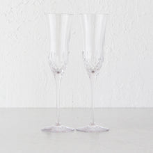 WATERFORD  |  LISMORE ESSENCE FLUTE GLASSES  |  SET OF 2