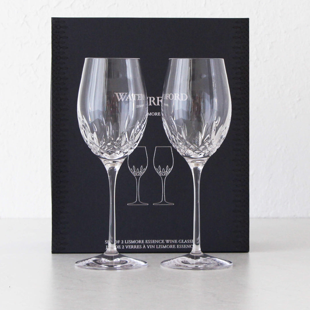 WATERFORD  |  LISMORE ESSENCE WINE GLASSES 400ML  |  SET OF 2